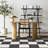 Wum Collection Black/White Checkerboard Area Rug-1100763587-1128788661
