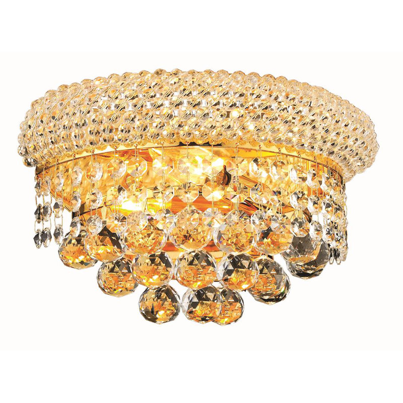 Bayhills Flush Mounted Sconce, Gold, Royal Cut
