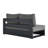 Modway Tahoe Outdoor Patio Powder-Coated Aluminum Modular Left-Facing Loveseat-95616608-95616611