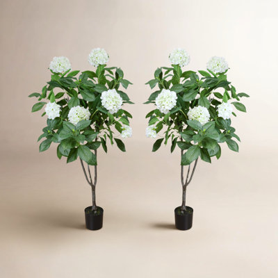 Danao City 59" Hydrangea Tree with Base
