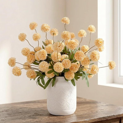 Imitation chrysanthème crème