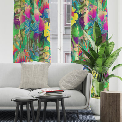 Semi Sheer Curtain Pair