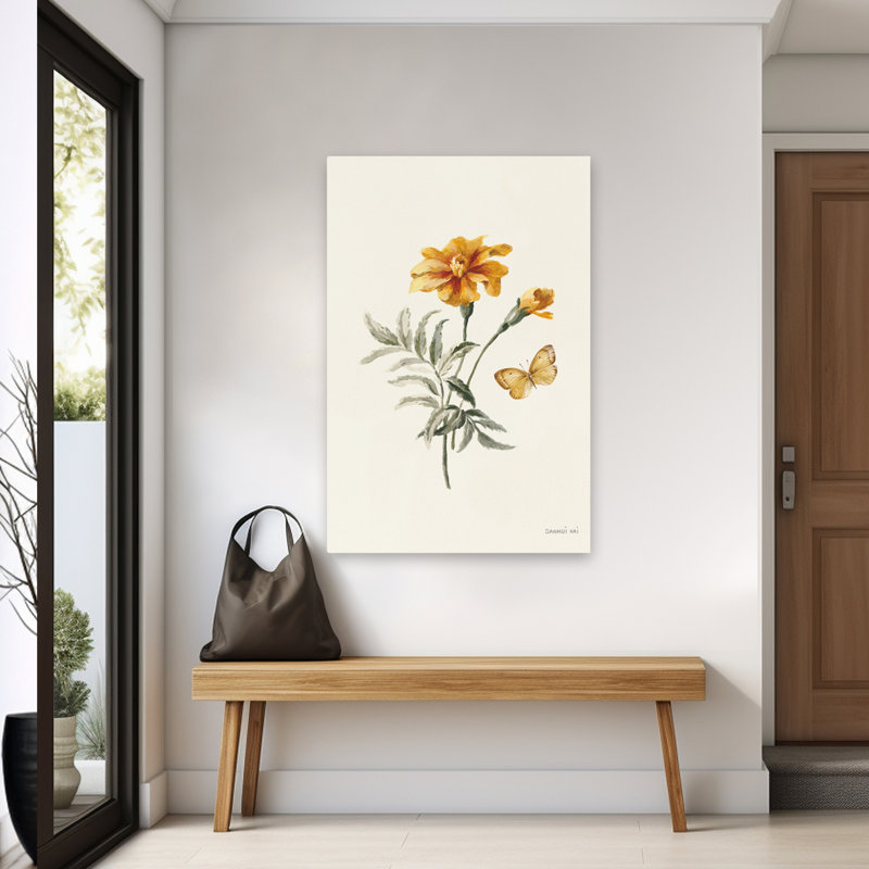Marigold d'automne II, H 60 po x l 40 po