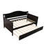 Lit de jour simple en bois massif avec couchette-131426341