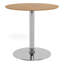 Dining Table with Stainless Steel Base