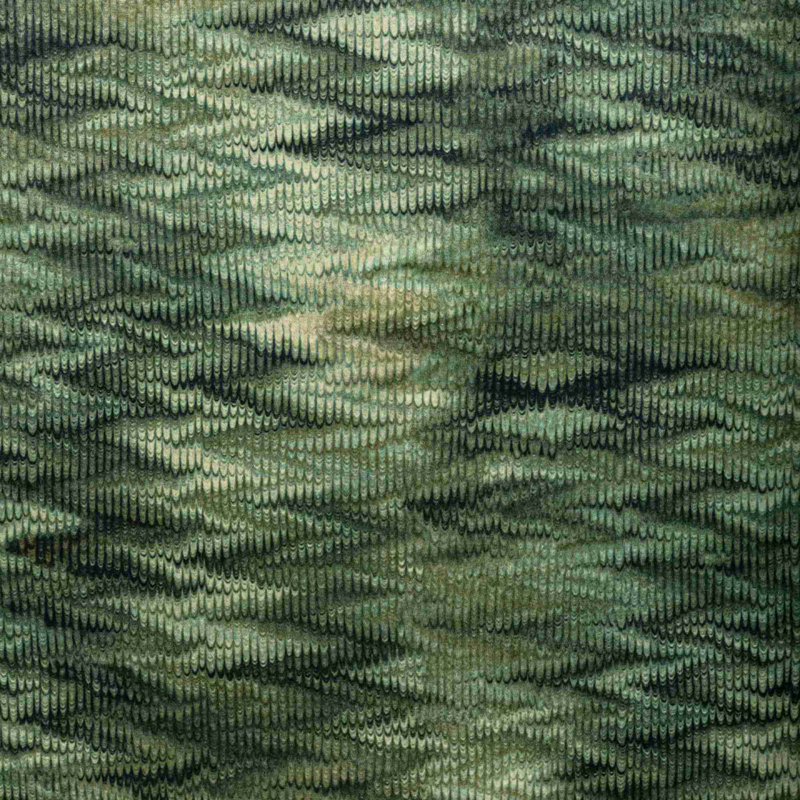 Trad Nouveau Boscage Cotton Blend Fabric, Emerald