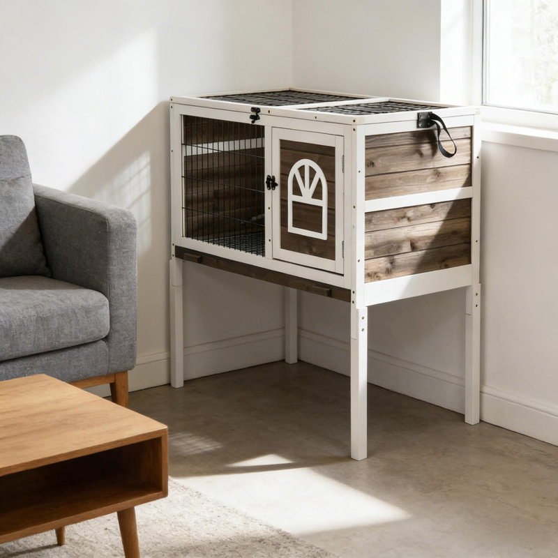 Maison pour animaux spacieuse, clapier en bois