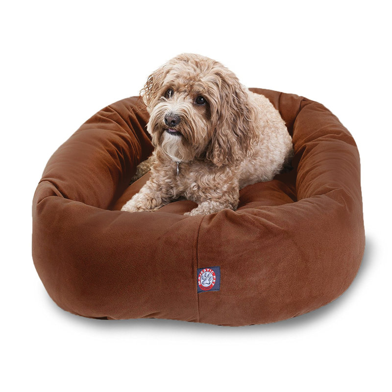 Traversin pour chien, Rouille, Moyen (l 18 po x P 32 po x H 8 po)