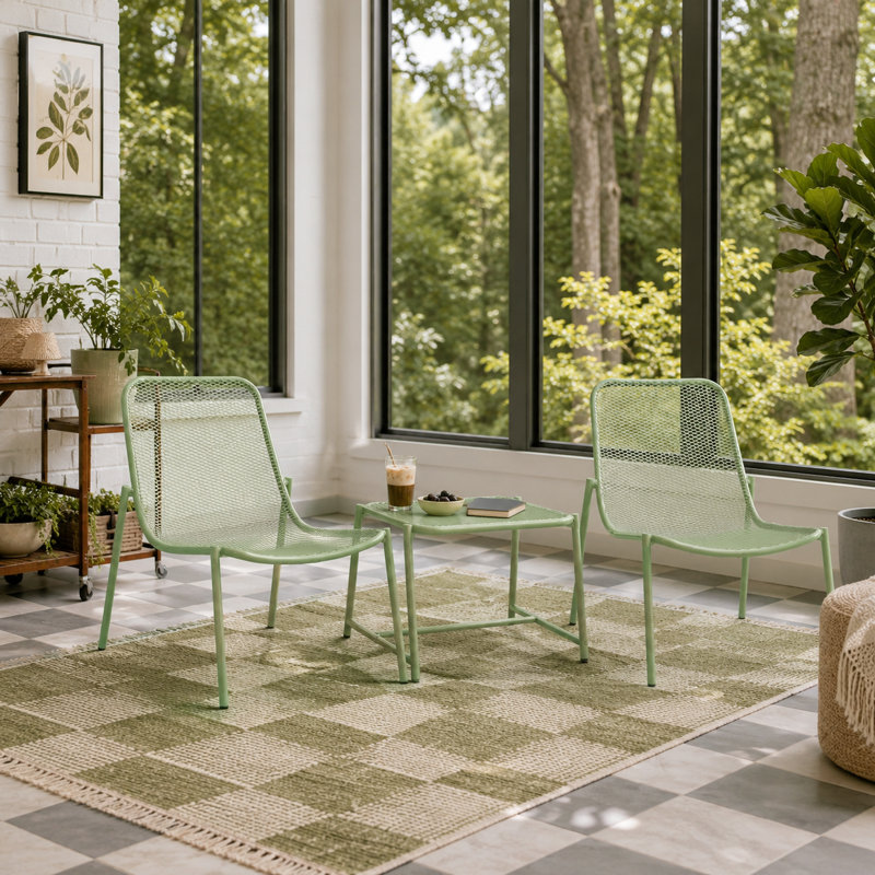 Ensemble de conversation Kincaid, Matte Green