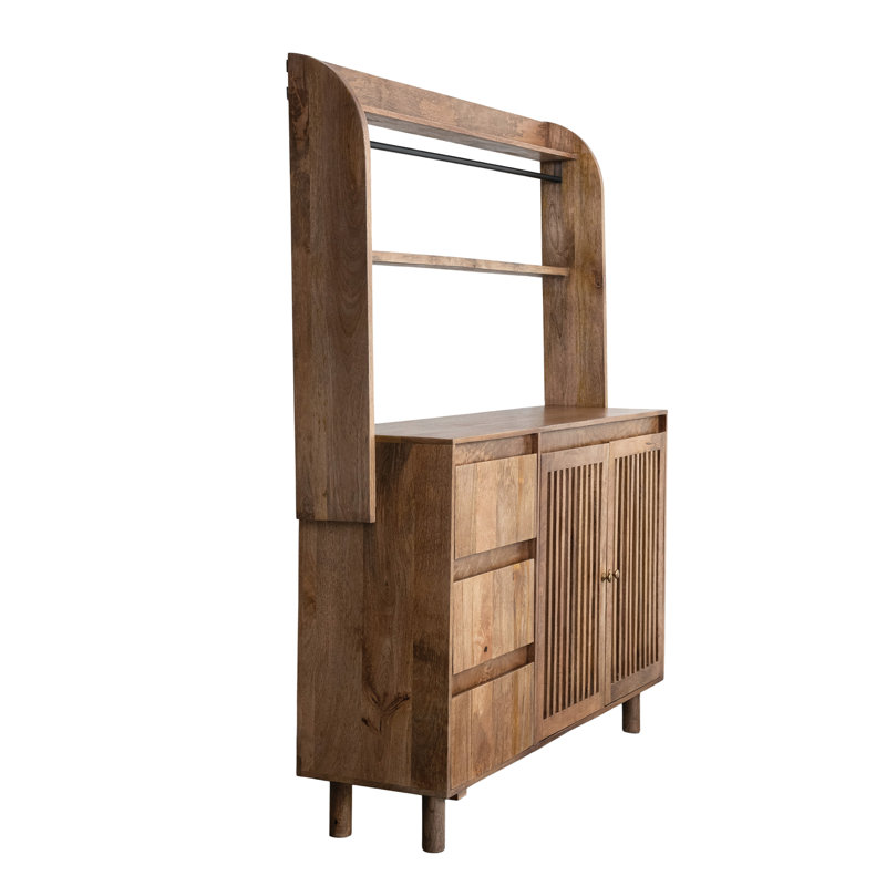 Vitrine en bois Mango