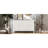 57.5"W Sideboard with Racks, Adjustable Shelves and Side Hooks-1700778244
