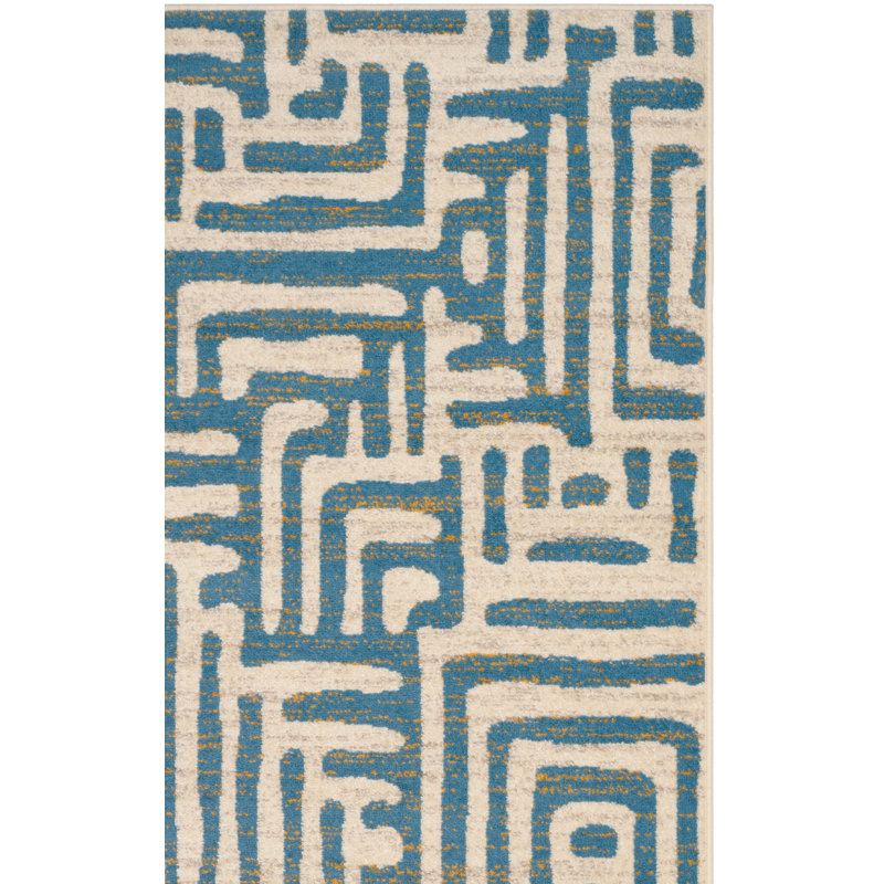 Allenby Performance Geometric Rug, Rectangle 4' x 6'