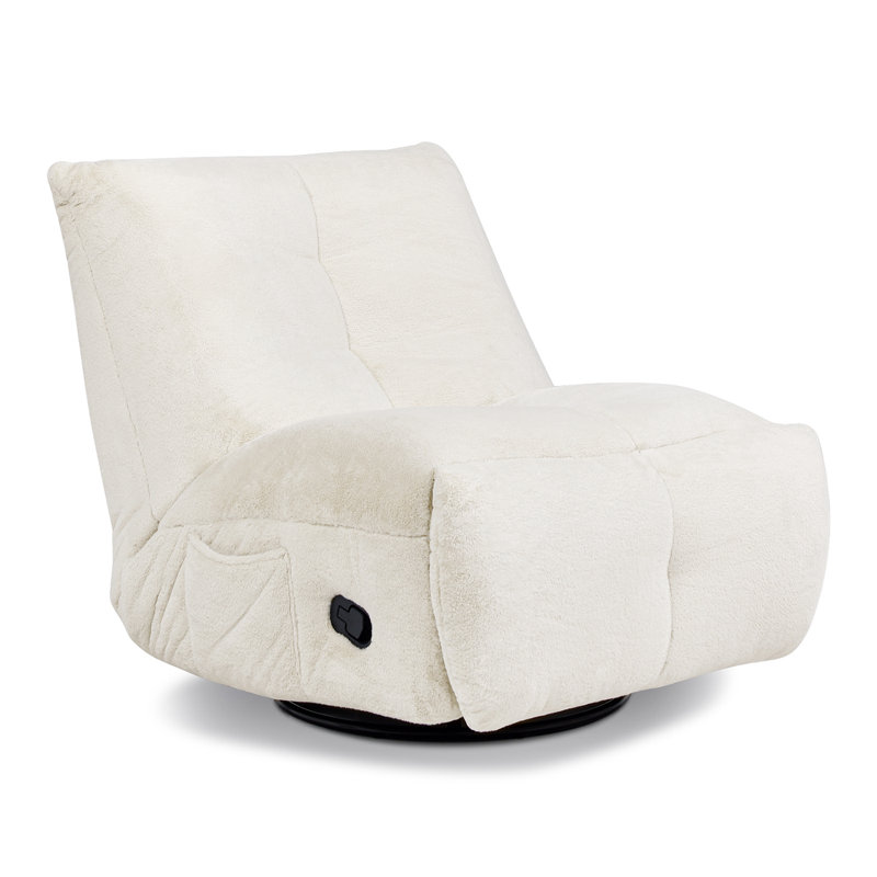 Fauteuil inclinable pivotant rembourré Deantown