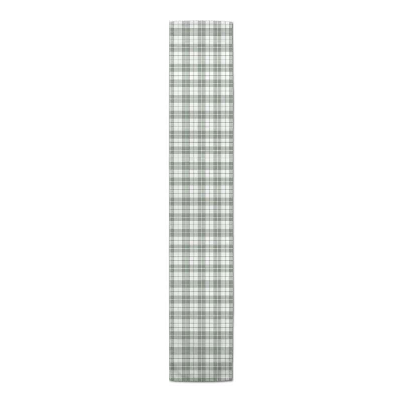 Chemin de table Addlie, 90 po x 16 po, Vert