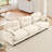 Three-Seate Modular Sectional Couch,Soft Chenille Fabric High-Density Foam,Tufted Cushion Backrest Design Ergonomic Design,Elegant Armrests,High Quality Wooden Base,Fits Bedrooms Living Rooms-200466789-200466790