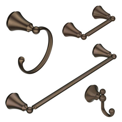 Wynford 4 Piece Bathroom Hardware Set