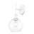 Aamin 1-Light Wall Sconce With Clear Glass-445357285