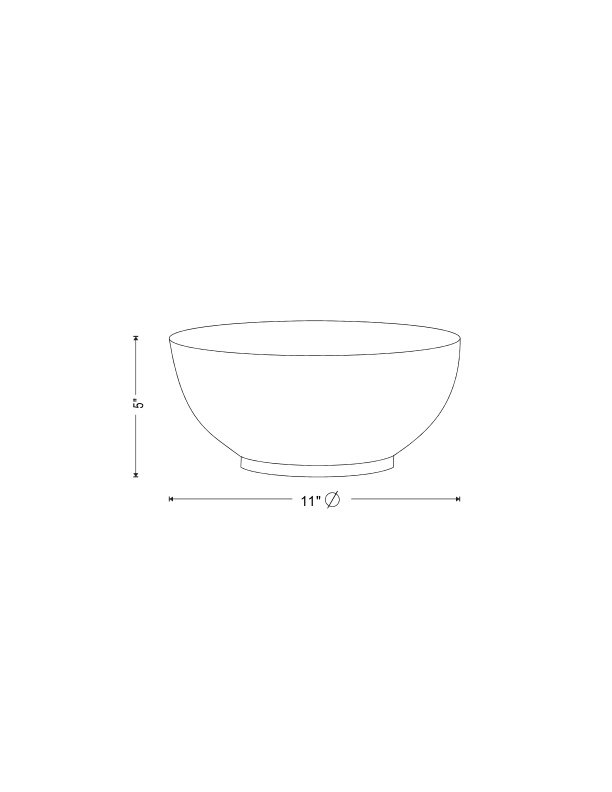Chow Handmade Porcelain Decorative Bowl