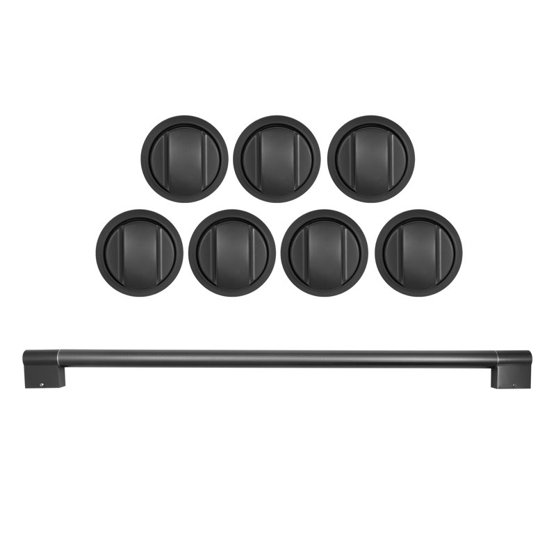 Handle and Knob Set, Brushed Black
