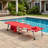 Portable Outdoor Tanning Sunbathing Chair With Face And Arm Cutout Holes For Beach Poolside Backyard Relaxation Use-616079370