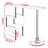 Bar Table Bar Table Bar Table With Shelf MDF Metal-1969413119