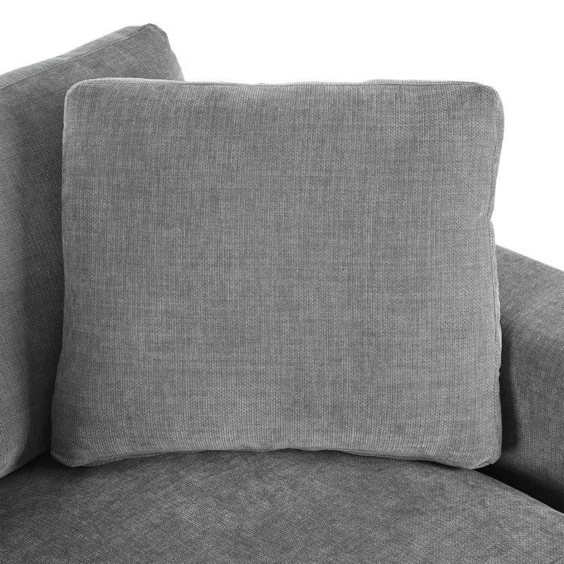 Méridienne surdimensionnée, Gris