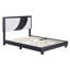 Lit plateforme tapissier avec tête de lit Boyda Sleep Bree-1601073720-1601073716