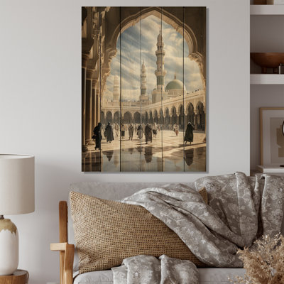 Art de l'Islam Médina sur bois