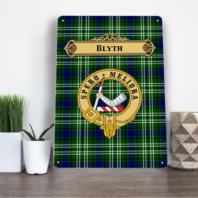 'Blyth' - Unframed Typography Print on Metal