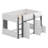 Elevated Cabin-Style Loft Bed Featuring an Integrated Playhouse Nook and Multi-Compartment Storage System-1485724278