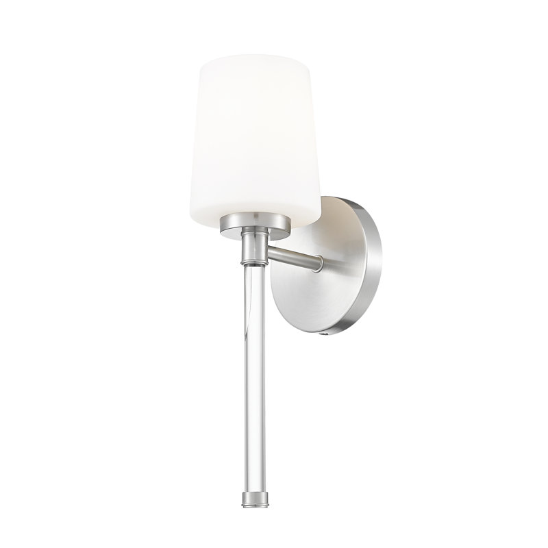 Henri 16 inch Brushed Nickel 1 Light Wall Sconce, Brushed Nickel