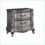 Table de chevet 2 tiroirs Traditional