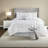 Piece Bedding Sets Full Polyester Pleated Tufted, Modern Home Decor