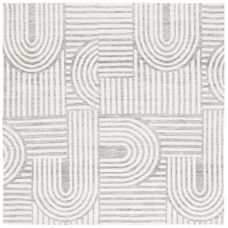 Fulks Performance Geometric Rug, Square 6'