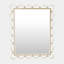 Les Vagues Rectangle Iron Beveled Mirror