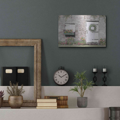 «Old Stone Cottage» par Lori Deiter, art mural en métal