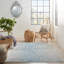 Tapis bleu / blanc Moshe-1575006579