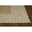 Tapis carré carré touffeté à motif géométrique-1970349506