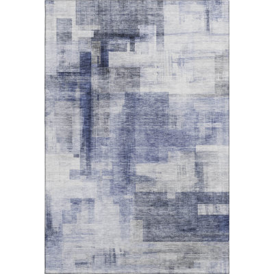 Premium Machine Washable Nigel AMF1067 Squares Rug