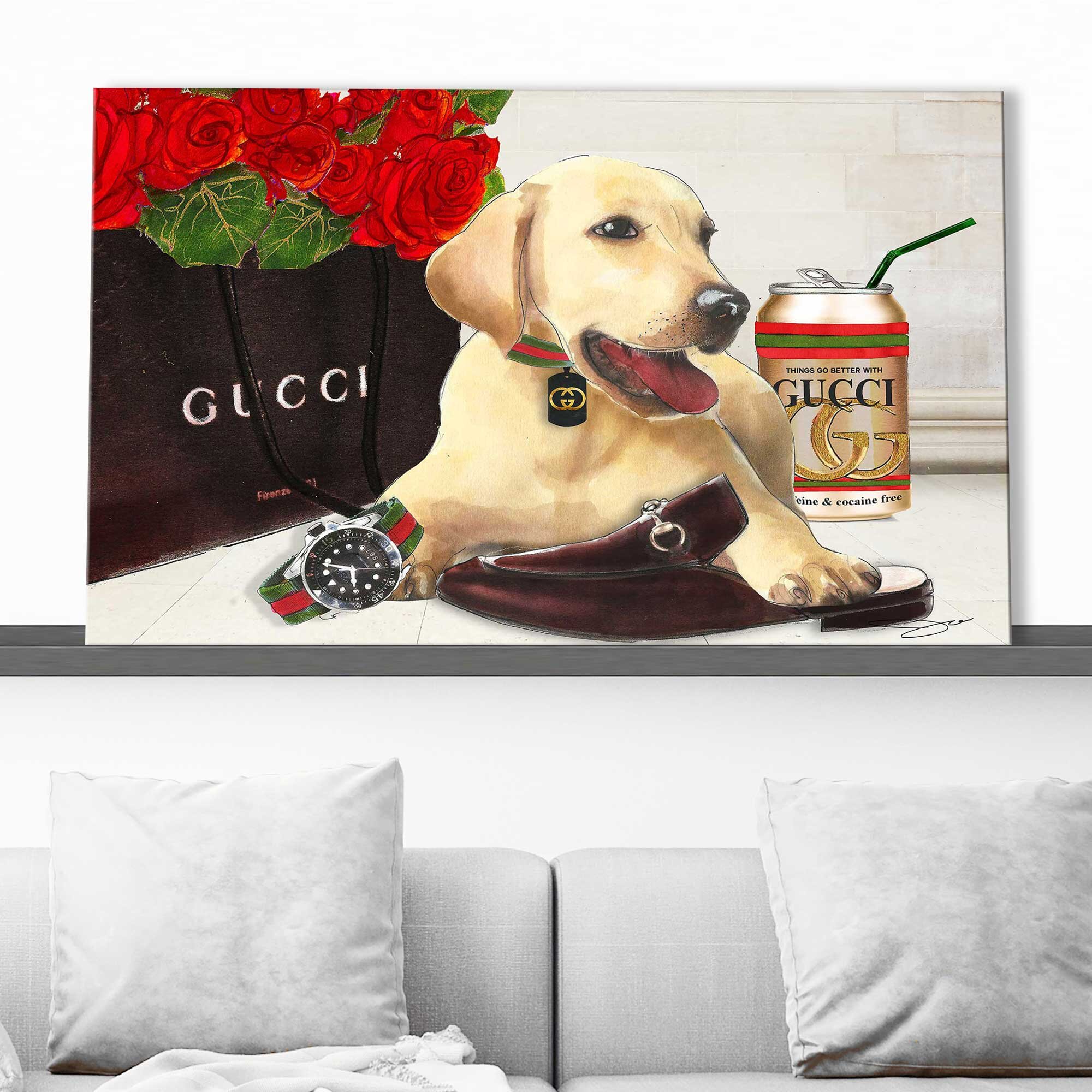 Gucci Panel Canvas Print by 5by5collective