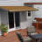 ALEKO Motorized Retractable Outdoor Awning with White Frame-62792255-111027054