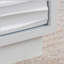 Table basse avec tiroir Coastal, finition blanche