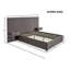Upholstered Fabric Bed-1609292223