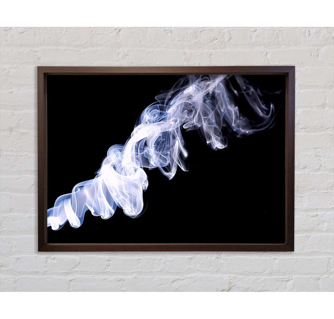 Smoke Swirl - Einzelner Bilderrahmen Kunstdrucke auf Leinwand