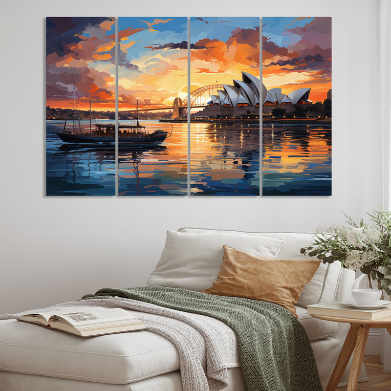 Coastal Cities & Countries Wall Decor on Metal