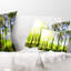 Coussin lombaire paysage Bokeh dans la forêt