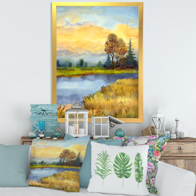 Le réveil de la nature - peinture sur toile