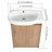 23'' Single Bathroom Vanity with Ceramic Top-1354431151