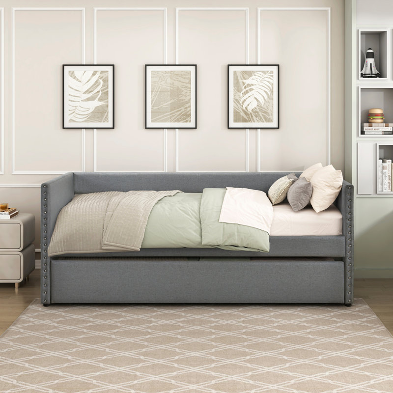 Lit de jour Modern, Gris foncé