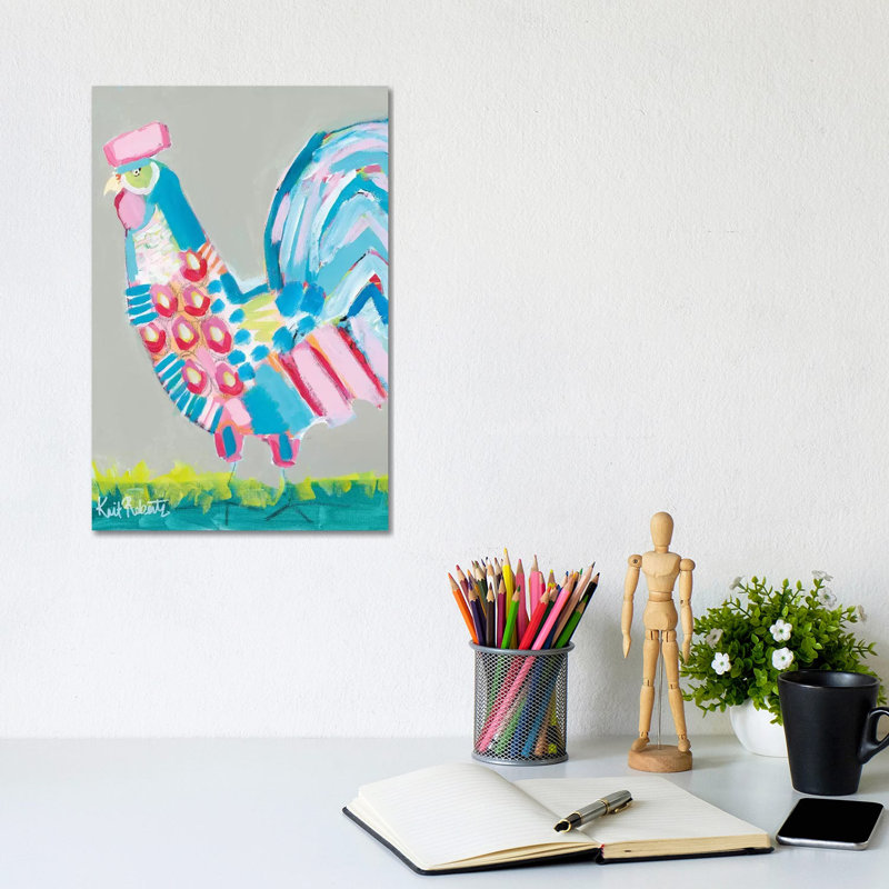 General Tso by Kait Roberts - Wrapped Canvas Painting, 20.32 cm H x 30.48 cm W